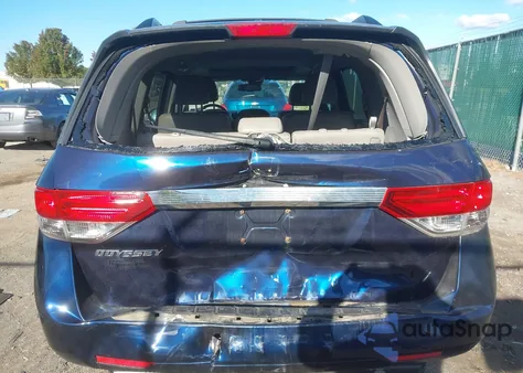 2015 Honda Odyssey Ex-L z USA, uszkodzony, nr VIN 5FNRL5H65FB008755